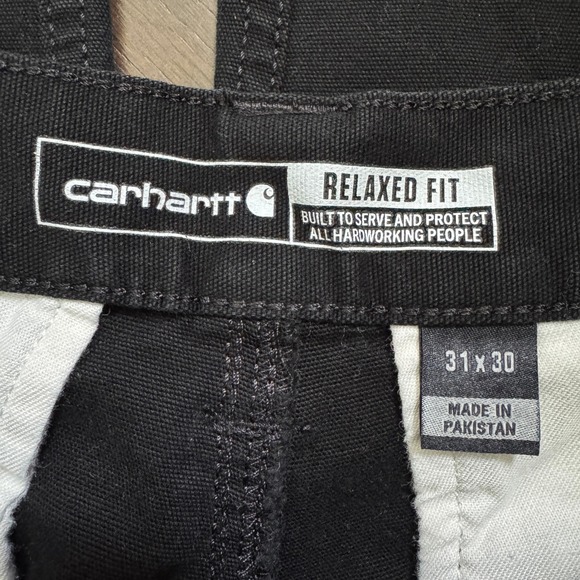 Carhartt Canvas Cargo Work Pant Relaxed Fit Mens Sz 31x30, Workwear Utility - Picture 5 of 13